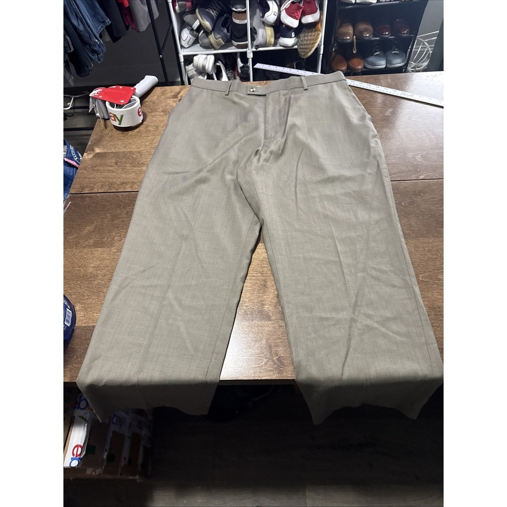 Croft & Barrow‎ Plane Front Wool Pants 38/30 NWT